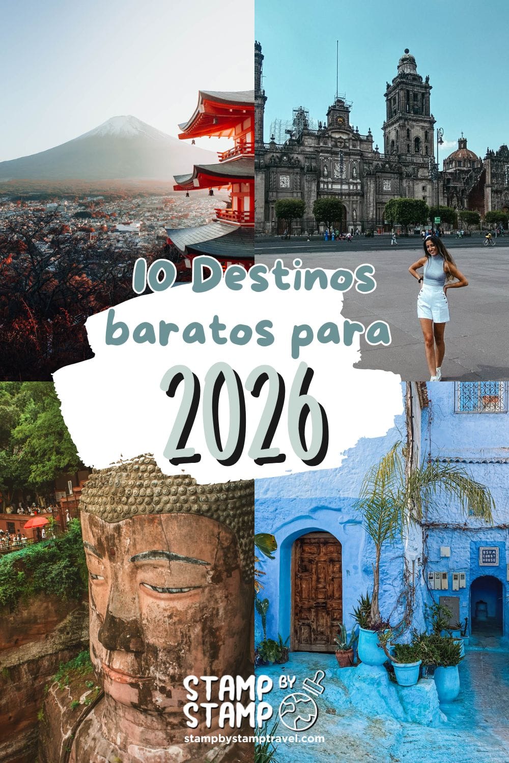 Portada Vlog 10 destinos baratos viajar 2026