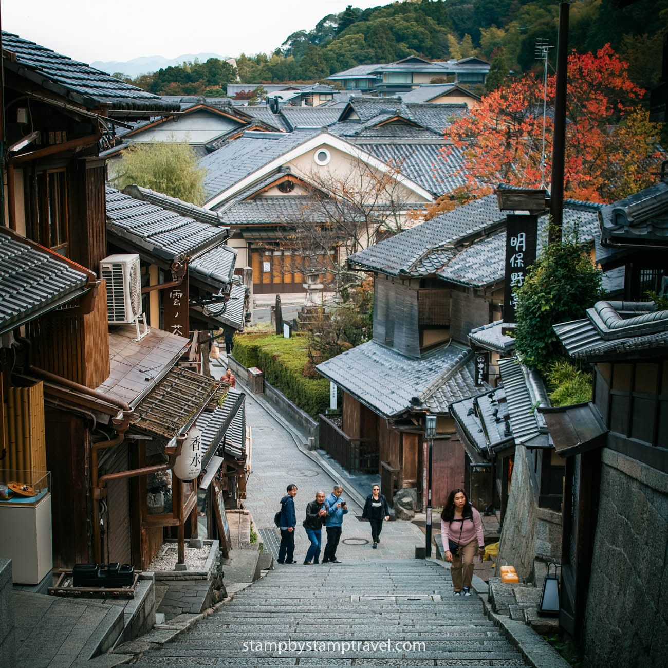Higashiyama es otro sitio que no te puedes perder en Kioto