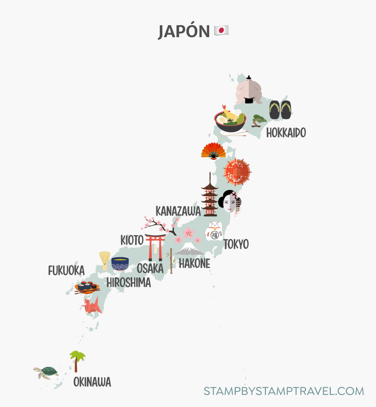 Mapa de Japón