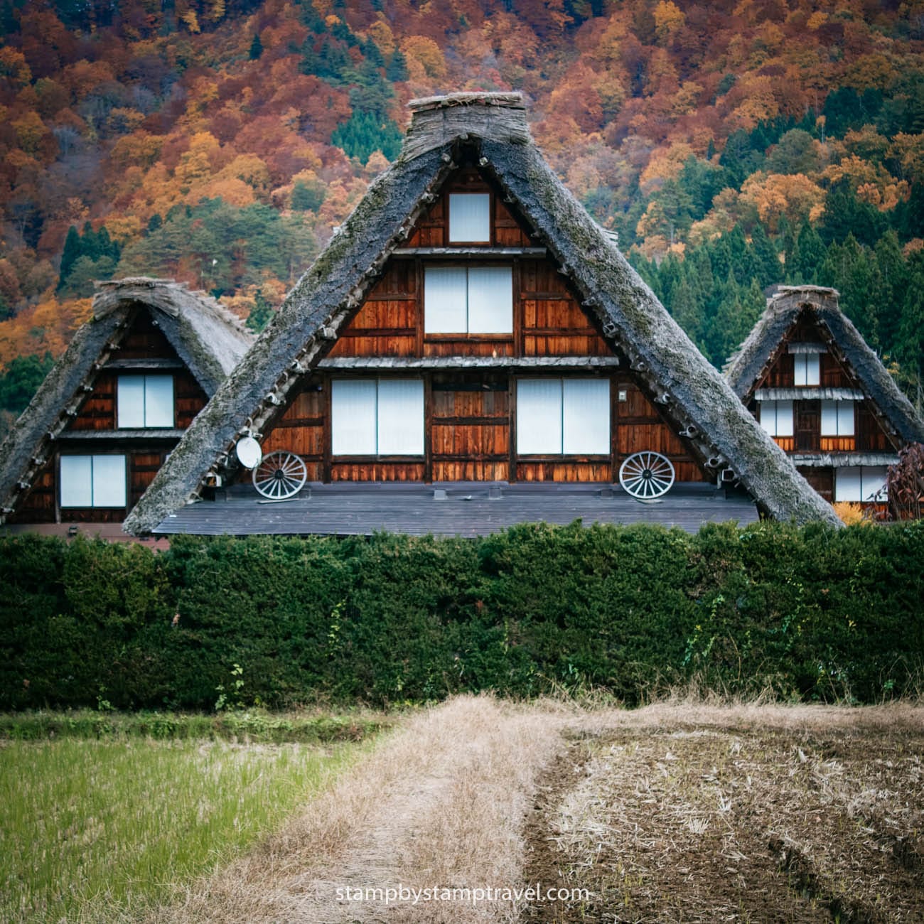 Shirakawago en la ruta por los Alpes Japoneses