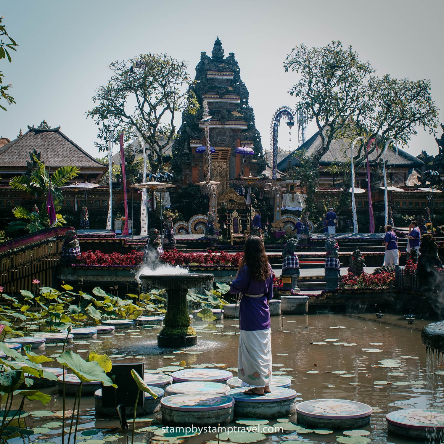 Palacio del Agua de Ubud en la ruta por Indonesia