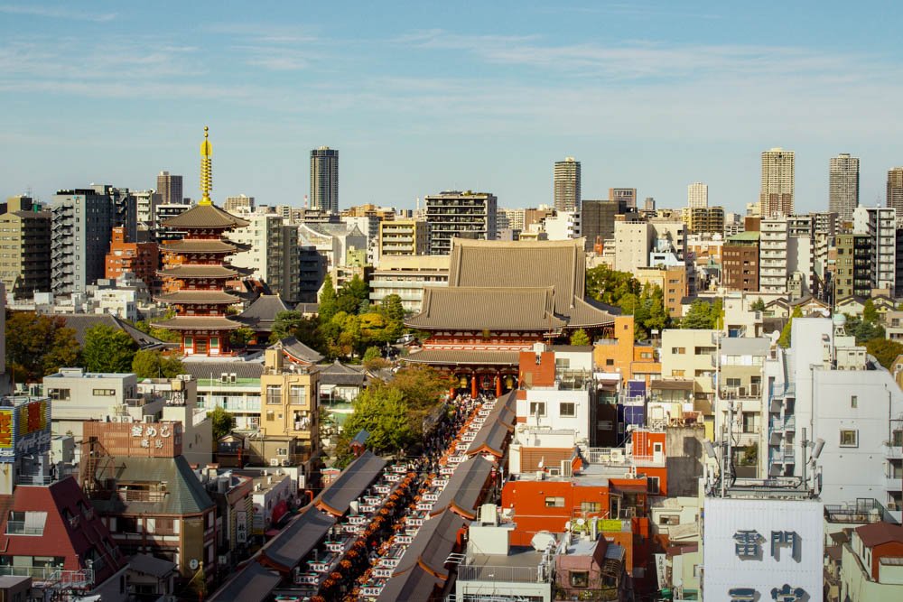 Barrio de Asakusa en la Guía de Tokio