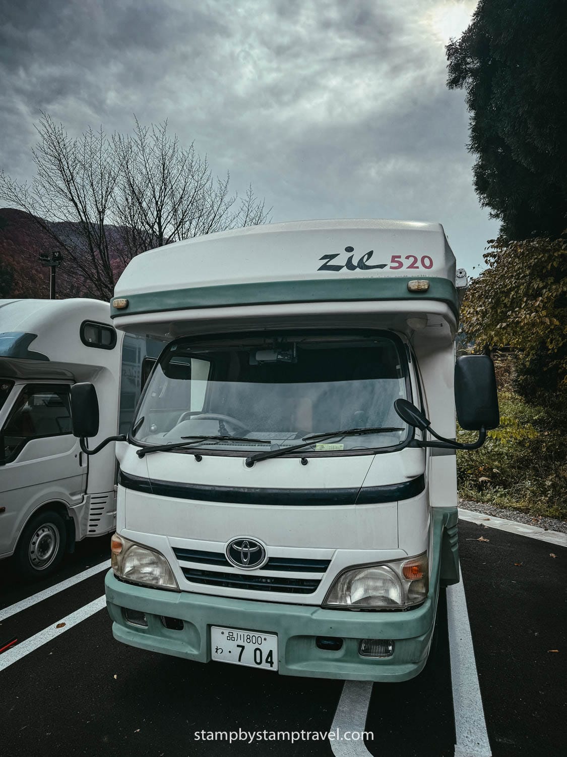 Caravana en Shirakawago