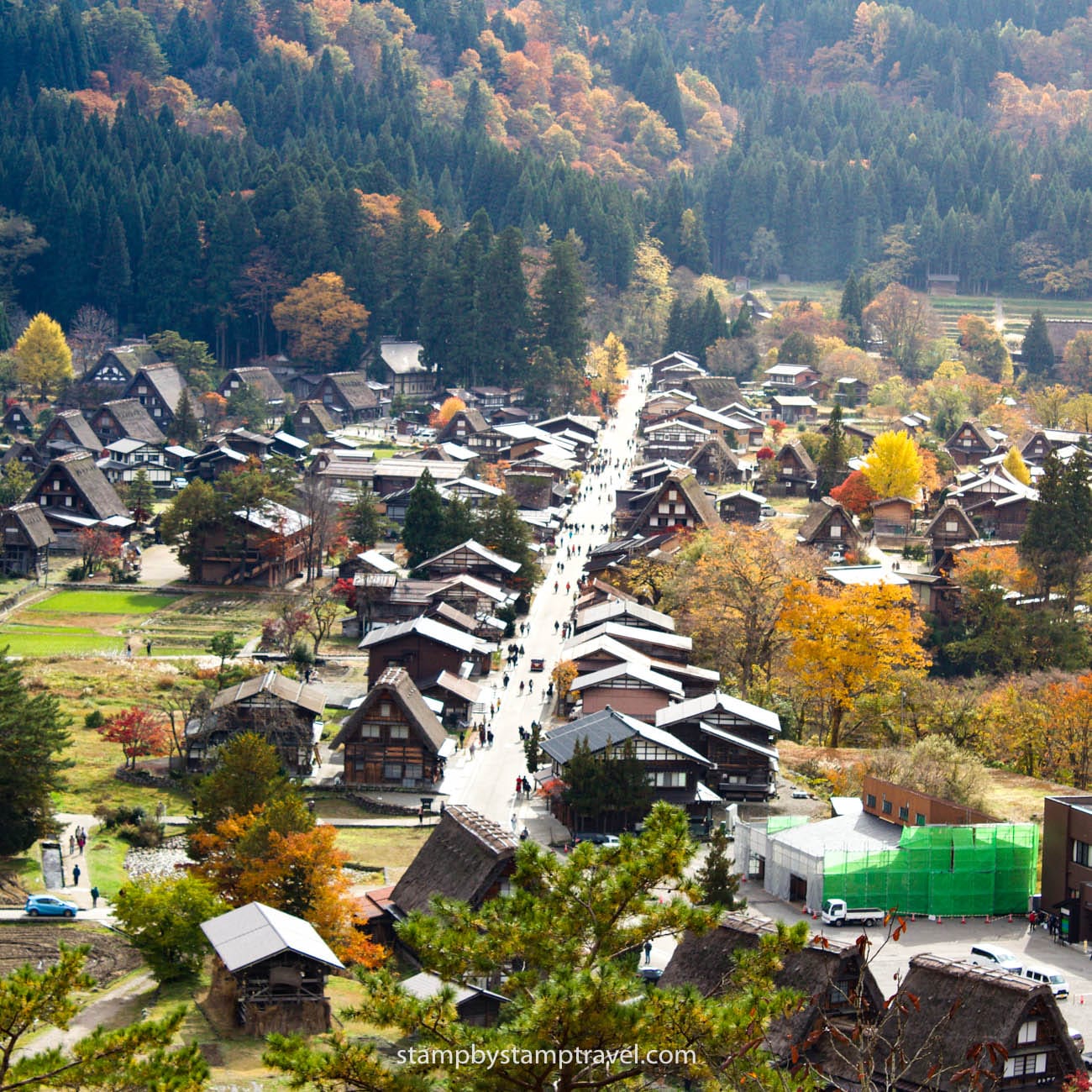 Mirador que ver en Shirakawago