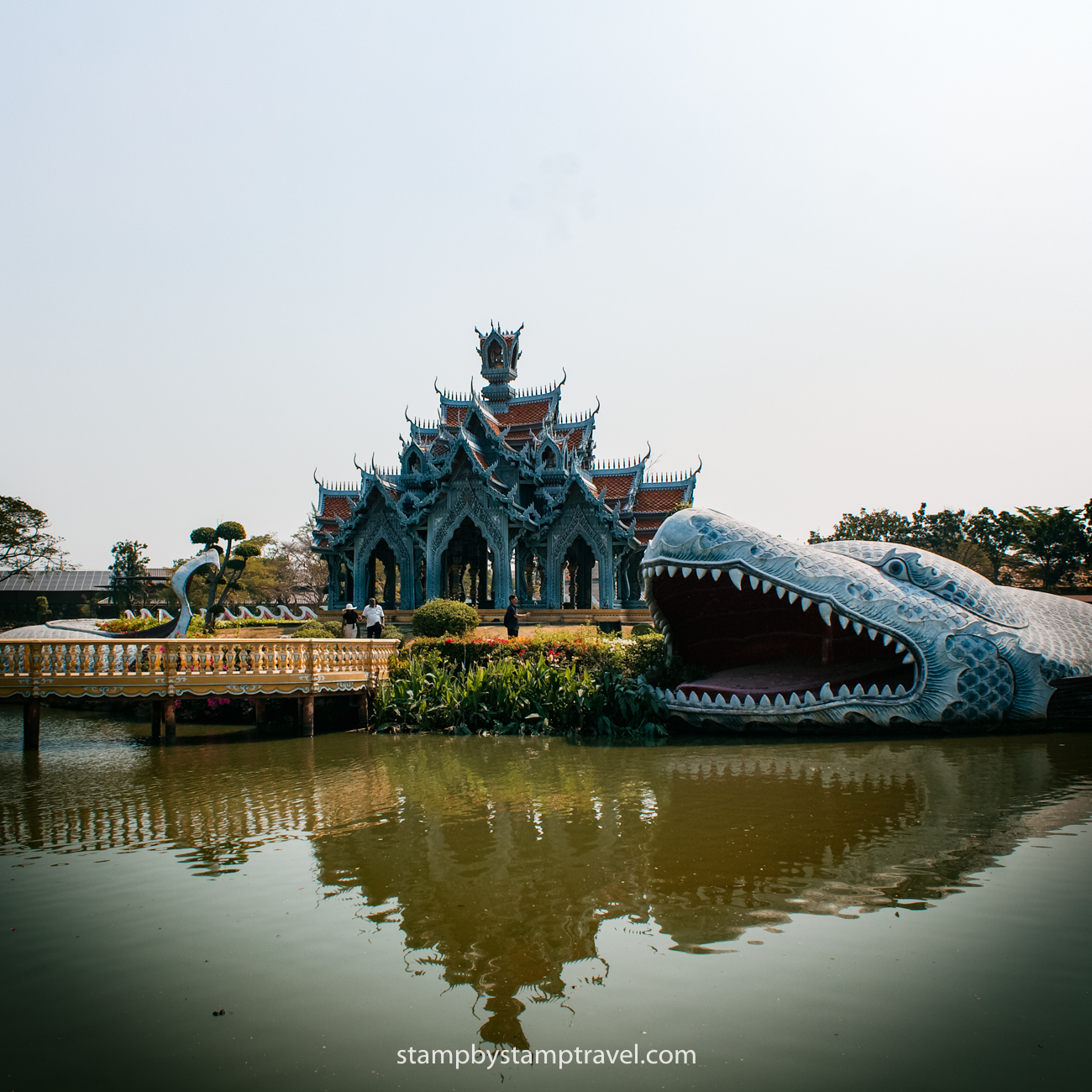 Monte Sumero en el Ancient City de Bangkok