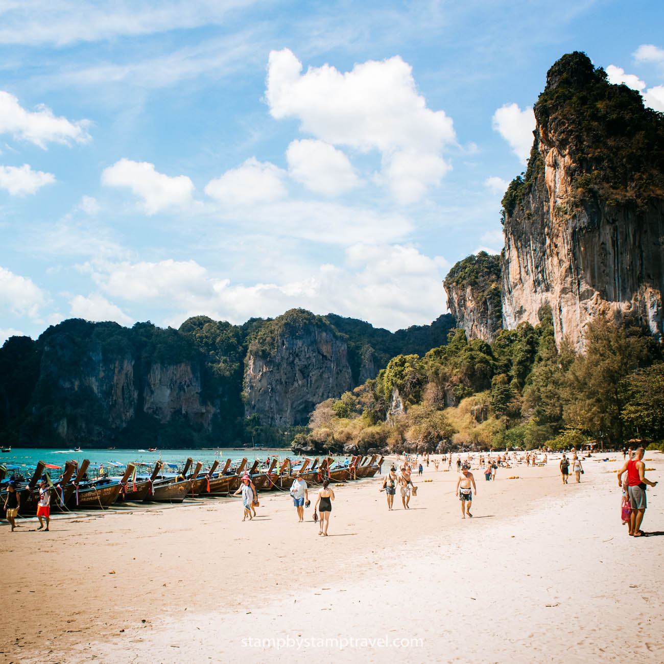 Railay Beach en Krabi Tailandia