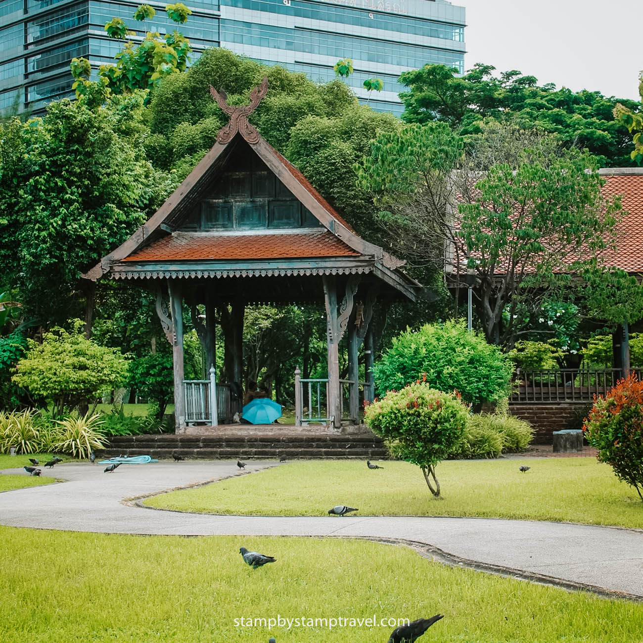 Casteas en Lumpini Park Bangkok