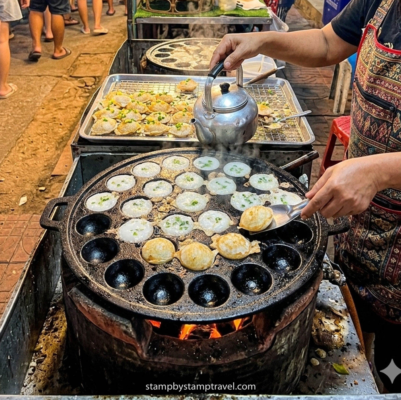 Khanom Krok, plato típico de Tailandia