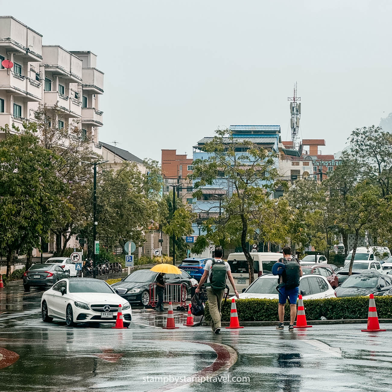 Lluvias durante la temporada de lluvias en Tailandia