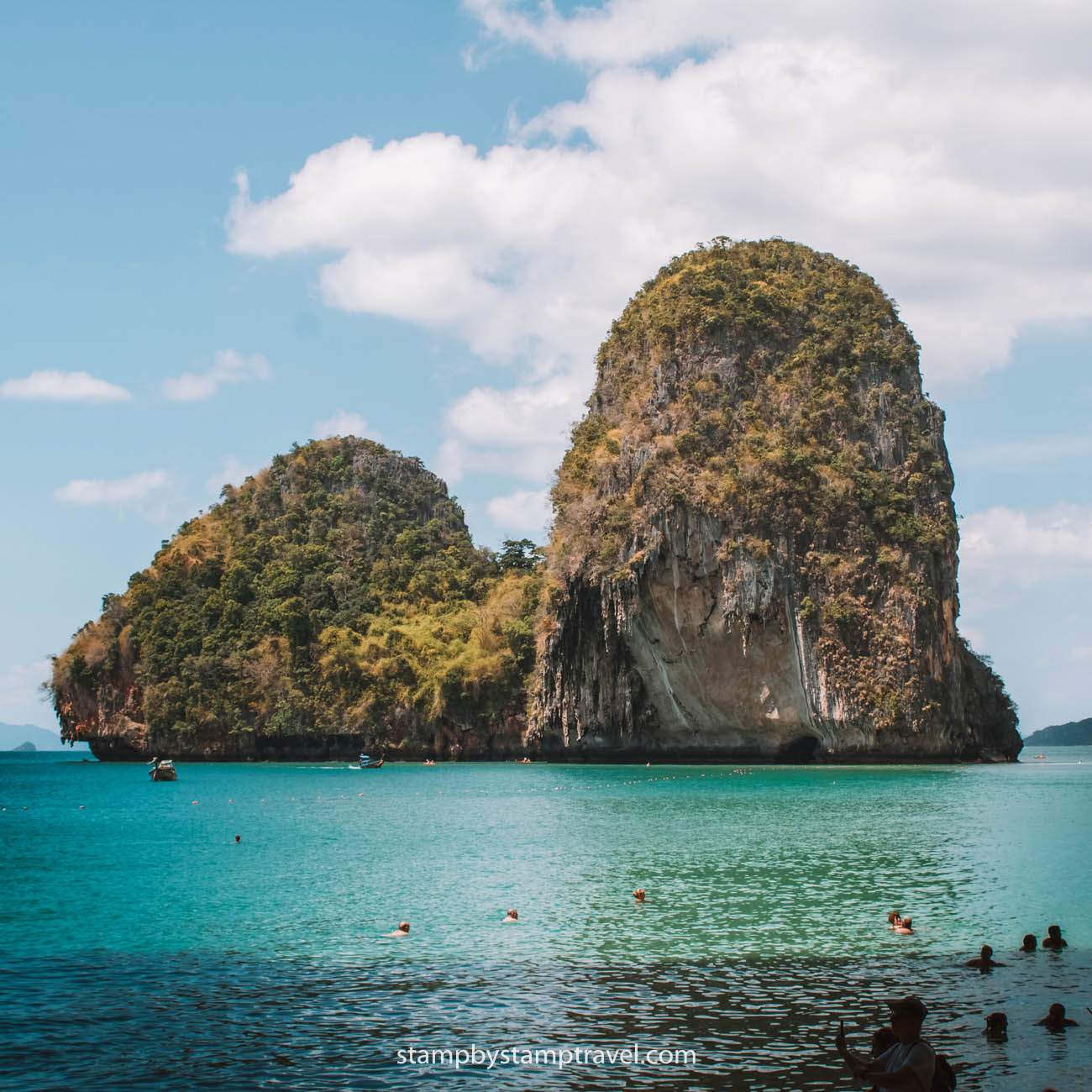 Vistas Playa Railay en Tailandia