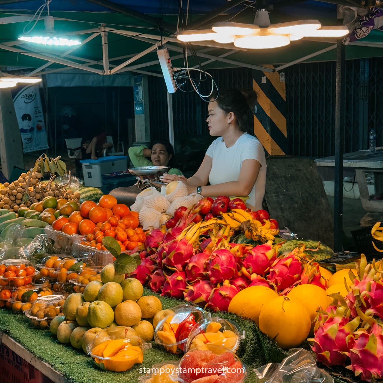Mercados para comer en Koh Phangan Tailandia