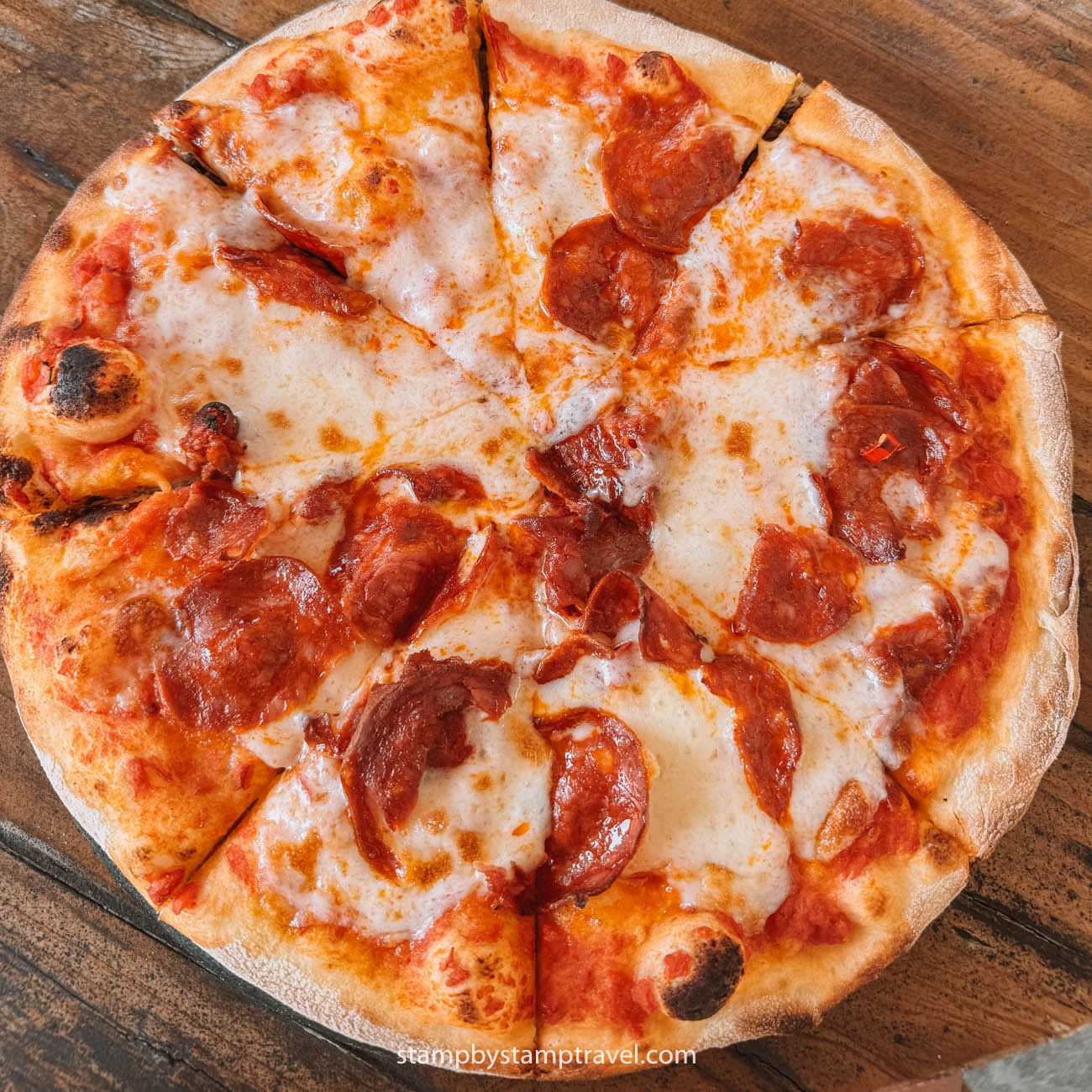 Pizza del French Market en Koh Tao