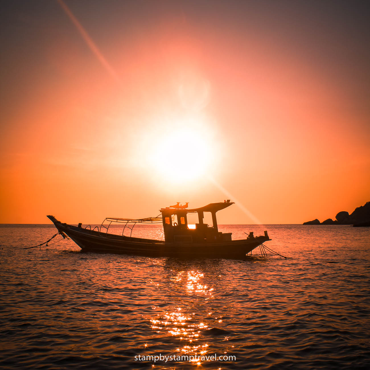 Puesta de sol en Koh Tao
