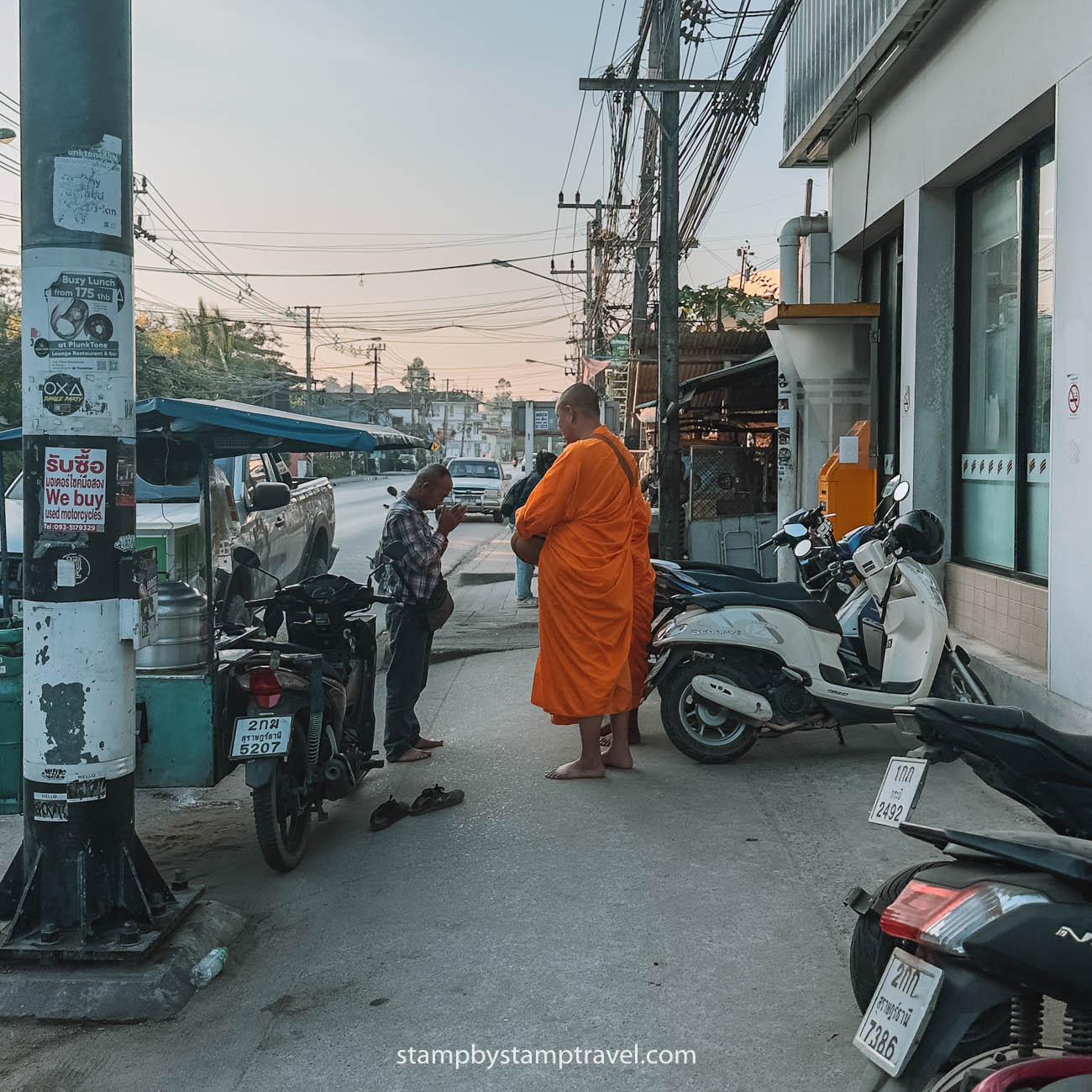 Respeto durante el Songkran