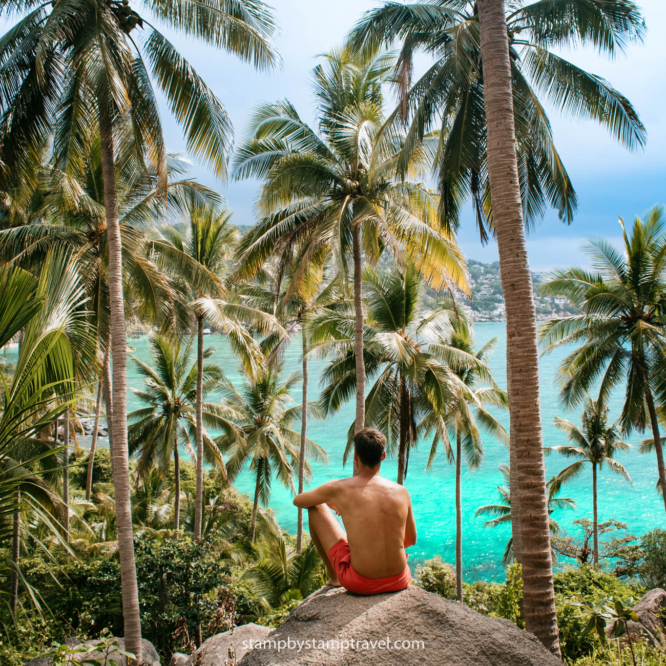 Subida al mirador de Koh Tao