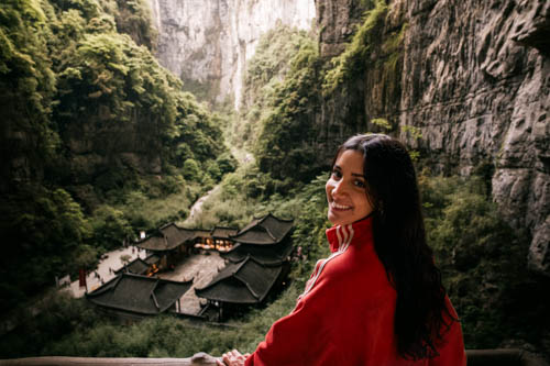 Visita Wulong Karst y los Puentes Naturales